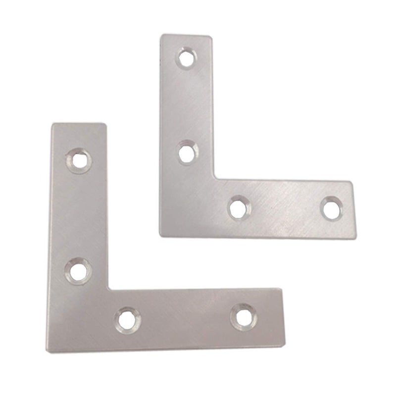 Orgrimmar 36 PCS Corner Brace Plates Metal L Shaped Flat Repair Plates Corner Brace Brackets 50mmx50mmx1mm - Image 2